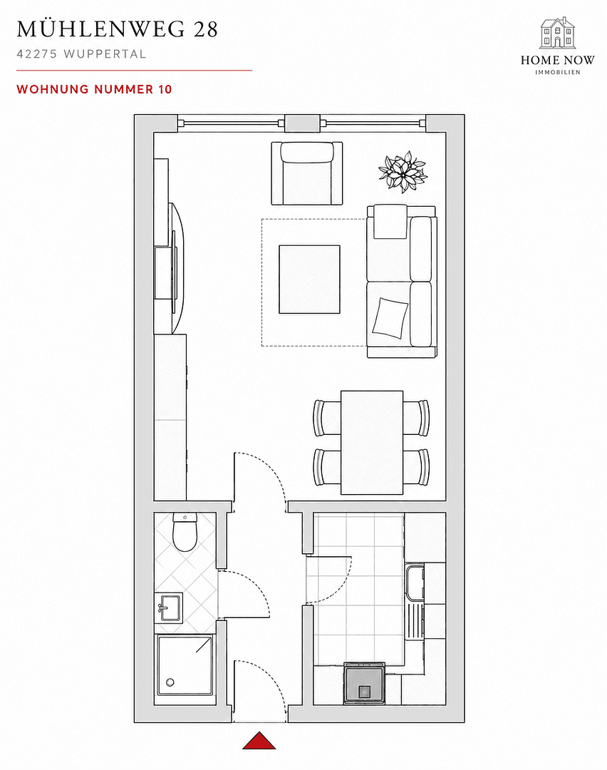 1 bedroom flat for sale, 23 m², Mühlenweg 28, Wuppertal, North Rhine-Westphalia 1 bedroom flat for sale, 23 m², Mühlenweg 28, Wuppertal, North Rhine-Westphalia