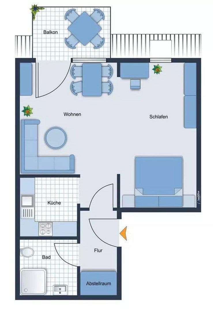 1 bedroom flat to rent, 34 m², Kiel, Schleswig-Holstein 1 bedroom flat to rent, 34 m², Kiel, Schleswig-Holstein