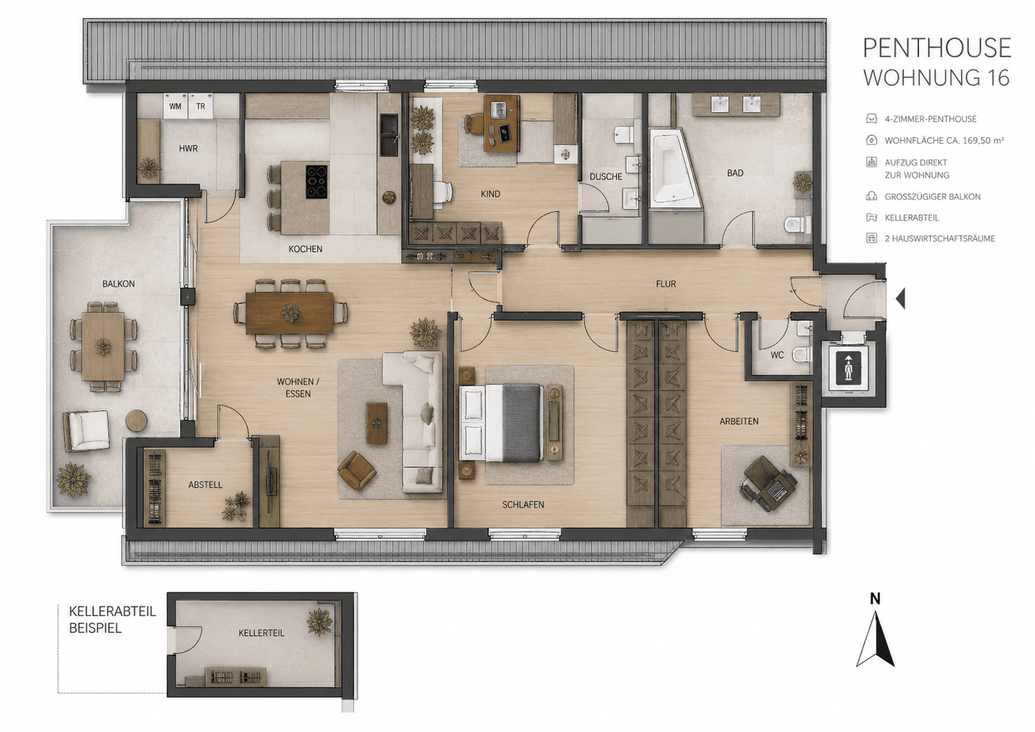 4 bedroom flat for sale, 145 m², Brunnthal, Bavaria 4 bedroom flat for sale, 145 m², Brunnthal, Bavaria