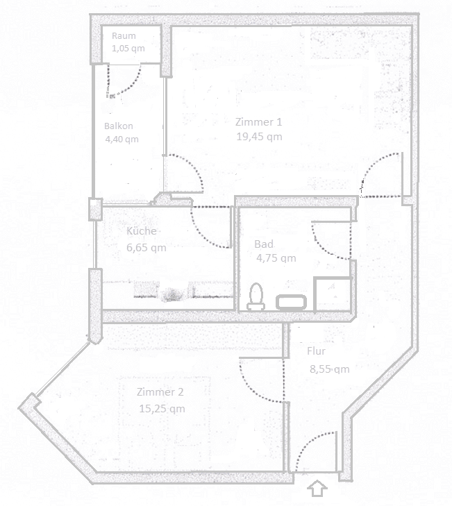 2 bedroom flat for sale, 58 m², Kaiser Wilhelm Str., Ludwigshafen am Rhein, Rhineland-Palatinate 2 bedroom flat for sale, 58 m², Kaiser Wilhelm Str., Ludwigshafen am Rhein, Rhineland-Palatinate