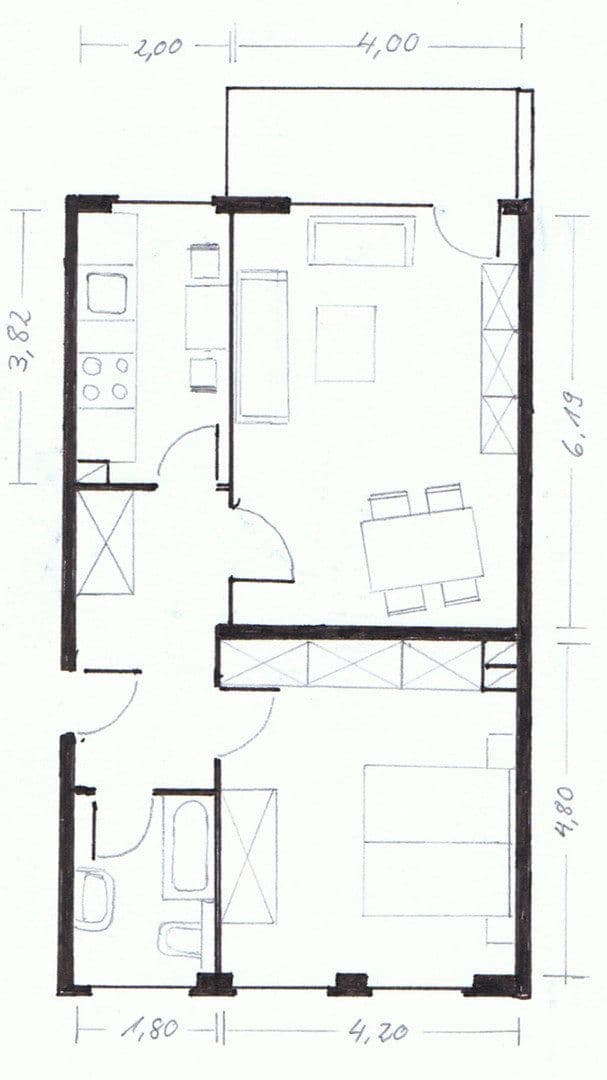 2 bedroom flat to rent, 63 m², Bedingrader Str., Essen, North Rhine-Westphalia 2 bedroom flat to rent, 63 m², Bedingrader Str., Essen, North Rhine-Westphalia