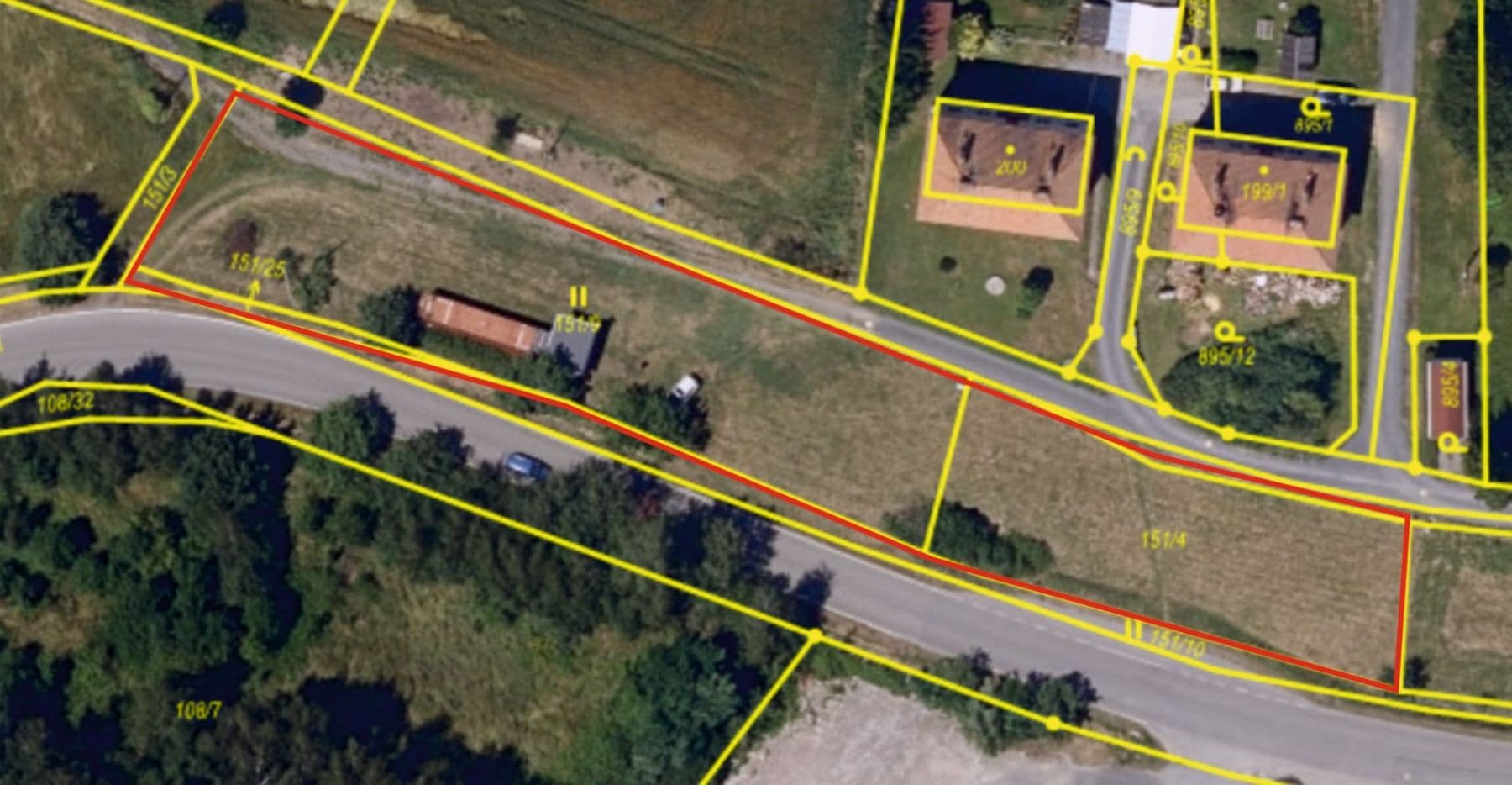 plot for sale, 2,300 m², Prosetín, Pardubický Region plot for sale, 2,300 m², Prosetín, Pardubický Region