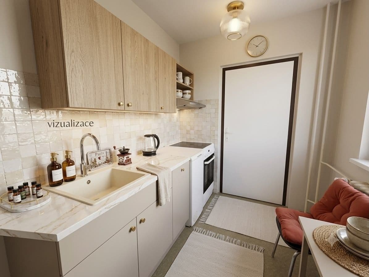 1 bedroom with open-plan kitchen flat for sale, 47 m², Kozmíkova, Prague, Prague 1 bedroom with open-plan kitchen flat for sale, 47 m², Kozmíkova, Prague, Prague