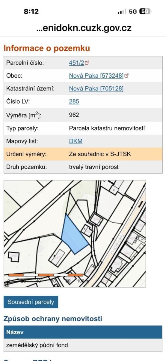 plot for sale, 1,000 m², Krkonošská, Nová Paka, Královéhradecký Region plot for sale, 1,000 m², Krkonošská, Nová Paka, Královéhradecký Region