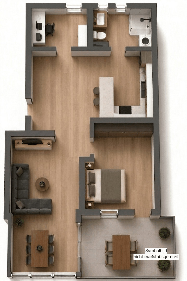 3 bedroom flat for sale, 71 m², Sonthofen, Bavaria 3 bedroom flat for sale, 71 m², Sonthofen, Bavaria