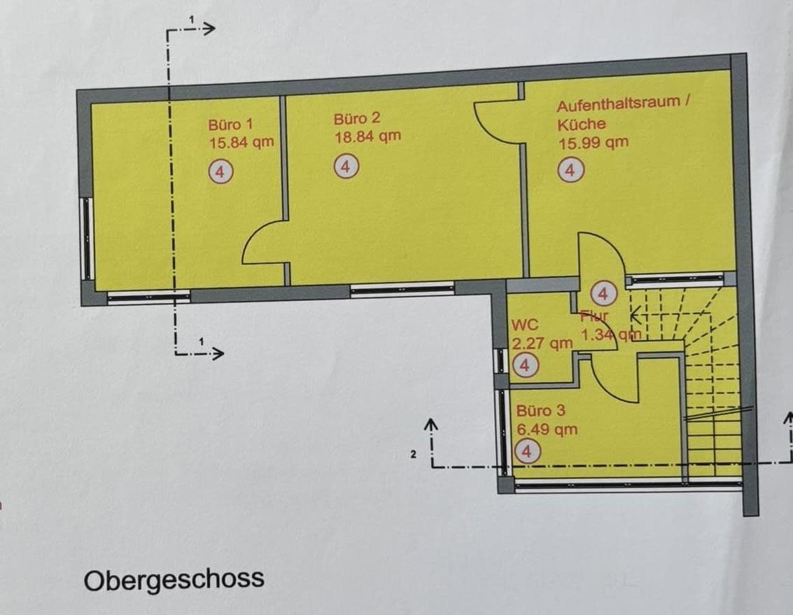 2 bedroom with open-plan kitchen flat to rent, 60 m², Freigericht, Hesse 2 bedroom with open-plan kitchen flat to rent, 60 m², Freigericht, Hesse
