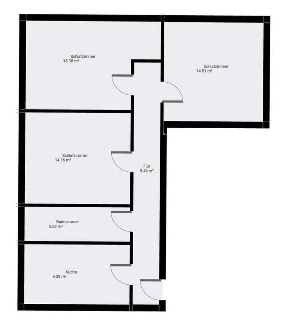 3 bedroom flat to rent, 68 m², Kniestraße 37, Hanover, Lower Saxony 3 bedroom flat to rent, 68 m², Kniestraße 37, Hanover, Lower Saxony