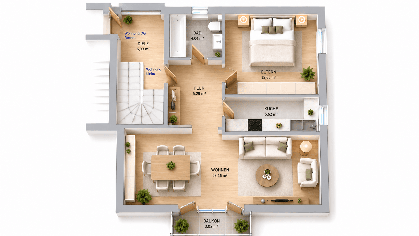 2 bedroom flat to rent, 59 m², Marommer Stieg 1, Norderstedt, Schleswig-Holstein 2 bedroom flat to rent, 59 m², Marommer Stieg 1, Norderstedt, Schleswig-Holstein