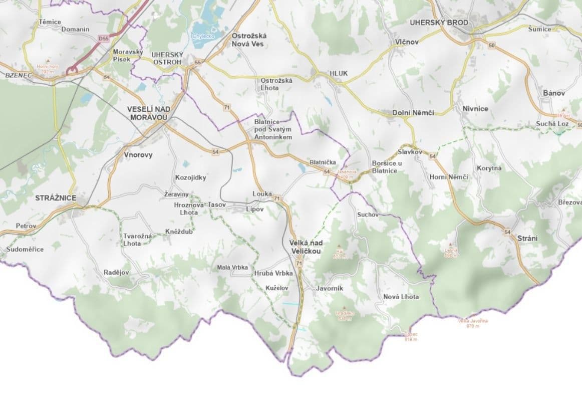 plot for sale, 2,713 m², Javorník, Jihomoravský Region plot for sale, 2,713 m², Javorník, Jihomoravský Region