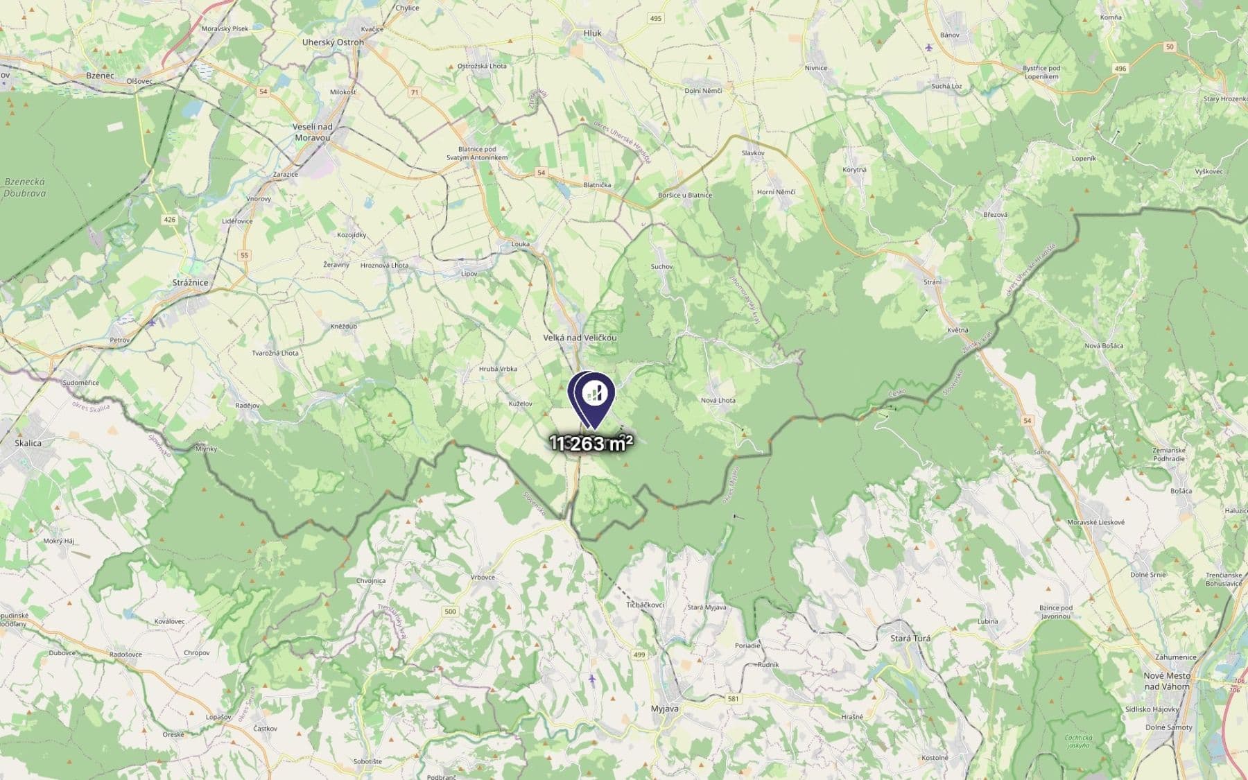 plot for sale, 657 m², Javorník, Jihomoravský Region plot for sale, 657 m², Javorník, Jihomoravský Region