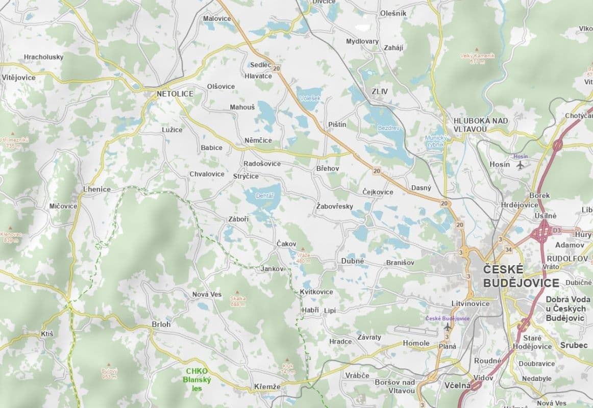 plot for sale, 4,360 m², Záboří, Jihočeský Region plot for sale, 4,360 m², Záboří, Jihočeský Region