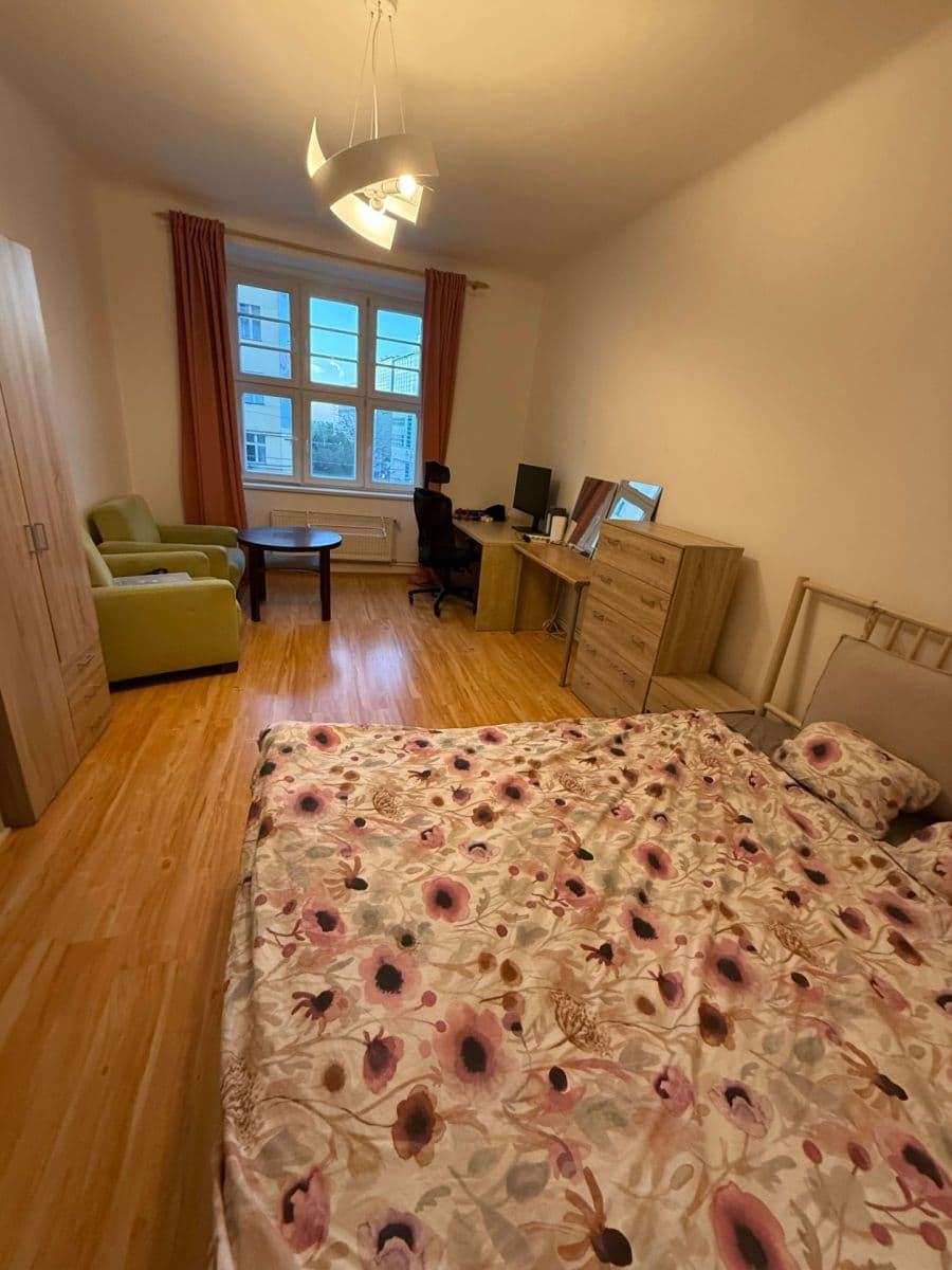 1 bedroom with open-plan kitchen flat to rent, 60 m², Vinohradská, Prague, Prague 1 bedroom with open-plan kitchen flat to rent, 60 m², Vinohradská, Prague, Prague