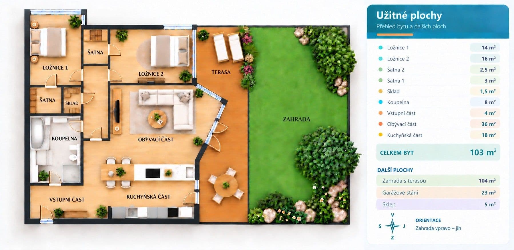 2 bedroom with open-plan kitchen flat for sale, 103 m², Na Pomezí, Prague, Prague 2 bedroom with open-plan kitchen flat for sale, 103 m², Na Pomezí, Prague, Prague