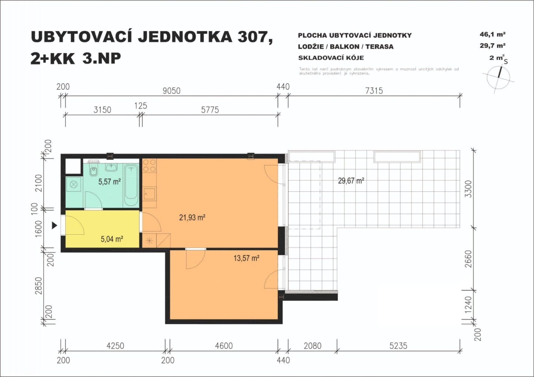 1 bedroom with open-plan kitchen flat for sale, 48 m², Vídeňská, Brno, Jihomoravský Region 1 bedroom with open-plan kitchen flat for sale, 48 m², Vídeňská, Brno, Jihomoravský Region