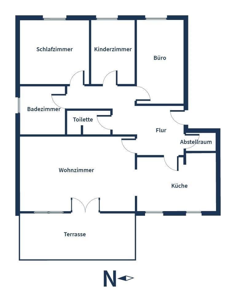 4 bedroom flat to rent, 106 m², Pliening, Bavaria 4 bedroom flat to rent, 106 m², Pliening, Bavaria