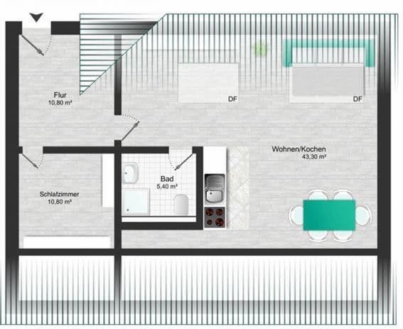 2 bedroom flat to rent, 71 m², Brunnenstrasse 2b, Viersen, North Rhine-Westphalia 2 bedroom flat to rent, 71 m², Brunnenstrasse 2b, Viersen, North Rhine-Westphalia