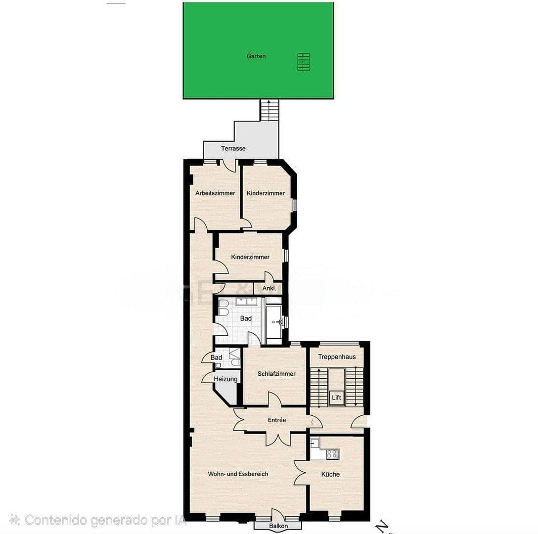 5 bedroom flat for sale, 174 m², Wiesbaden, Hesse 5 bedroom flat for sale, 174 m², Wiesbaden, Hesse