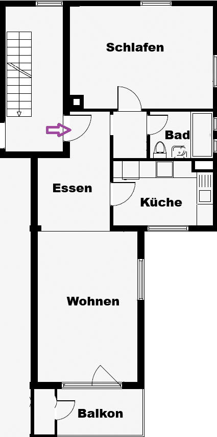 2 bedroom flat to rent, 69 m², Tulpenstraße 15, Sindelfingen, Baden-Württemberg 2 bedroom flat to rent, 69 m², Tulpenstraße 15, Sindelfingen, Baden-Württemberg