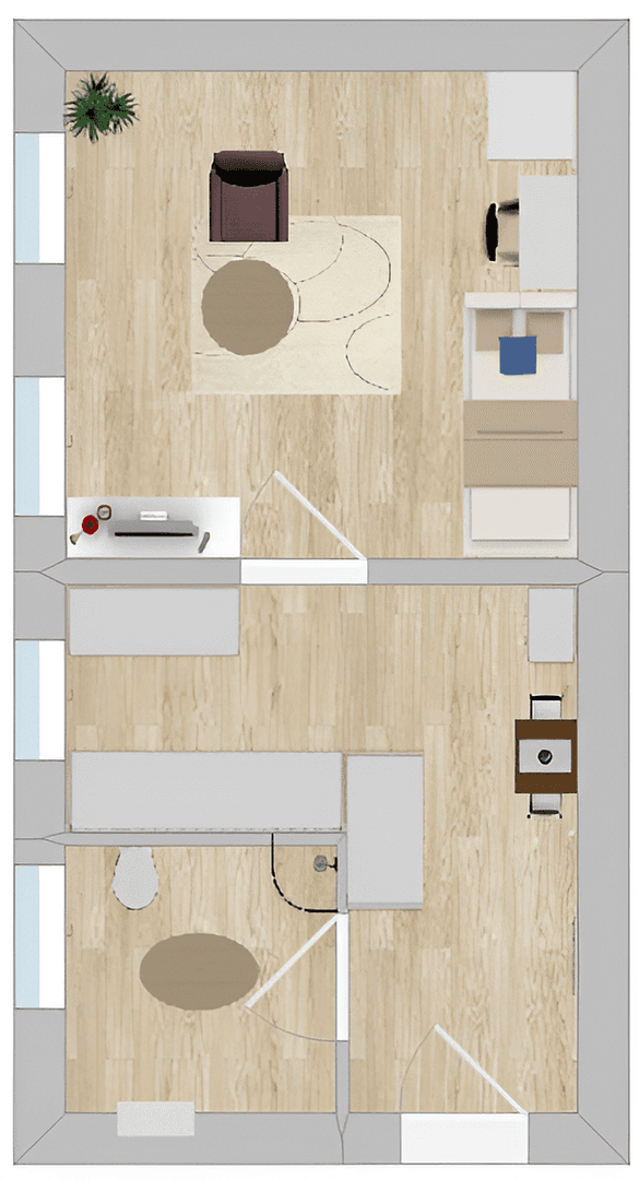 Studio flat to rent, 31 m², Kapellenstraße 43, Aachen, North Rhine-Westphalia Studio flat to rent, 31 m², Kapellenstraße 43, Aachen, North Rhine-Westphalia