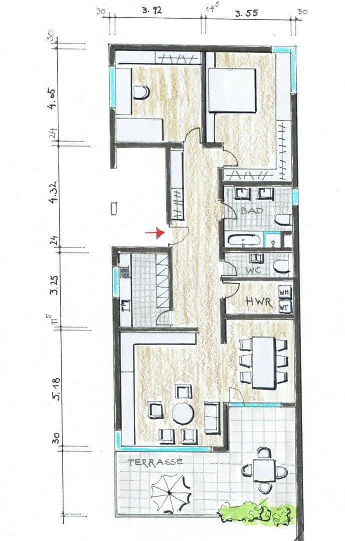 2 bedroom with open-plan kitchen flat to rent, 115 m², Göppingen, Baden-Württemberg 2 bedroom with open-plan kitchen flat to rent, 115 m², Göppingen, Baden-Württemberg