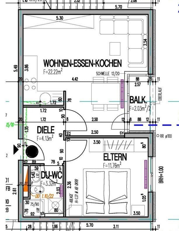 2 bedroom flat to rent, 43 m², Frankenallee 25, Frankfurt am Main, Hesse 2 bedroom flat to rent, 43 m², Frankenallee 25, Frankfurt am Main, Hesse