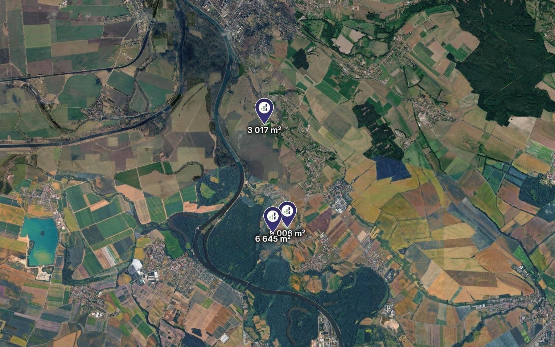 plot for sale, 18,668 m², Kly, Středočeský Region plot for sale, 18,668 m², Kly, Středočeský Region