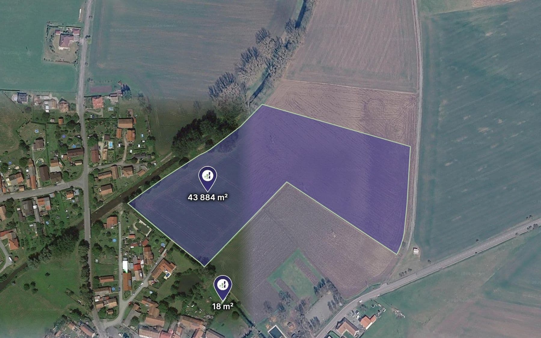 plot for sale, 159,734 m², Ledce, Královéhradecký Region plot for sale, 159,734 m², Ledce, Královéhradecký Region