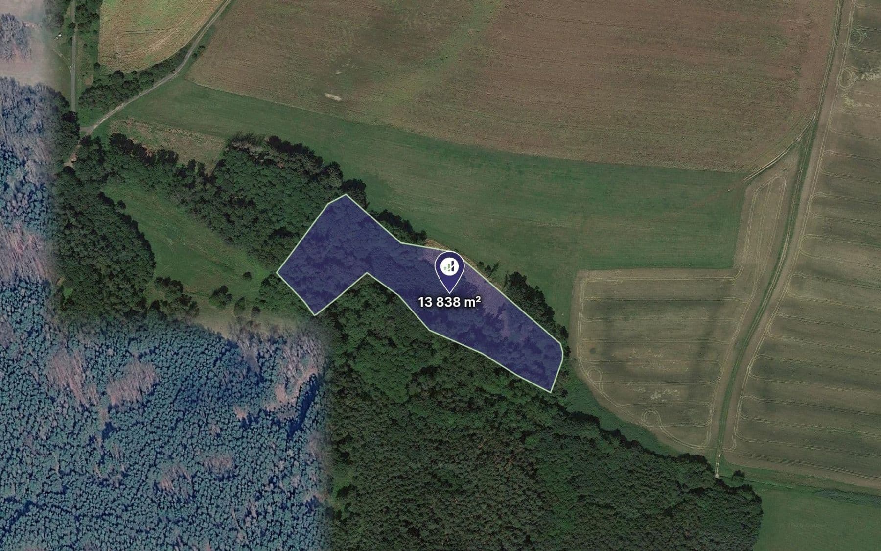 plot for sale, 159,734 m², Ledce, Královéhradecký Region plot for sale, 159,734 m², Ledce, Královéhradecký Region