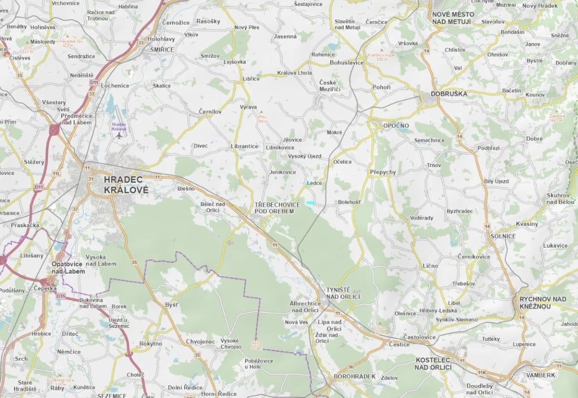 plot for sale, 159,716 m², Ledce, Královéhradecký Region plot for sale, 159,716 m², Ledce, Královéhradecký Region