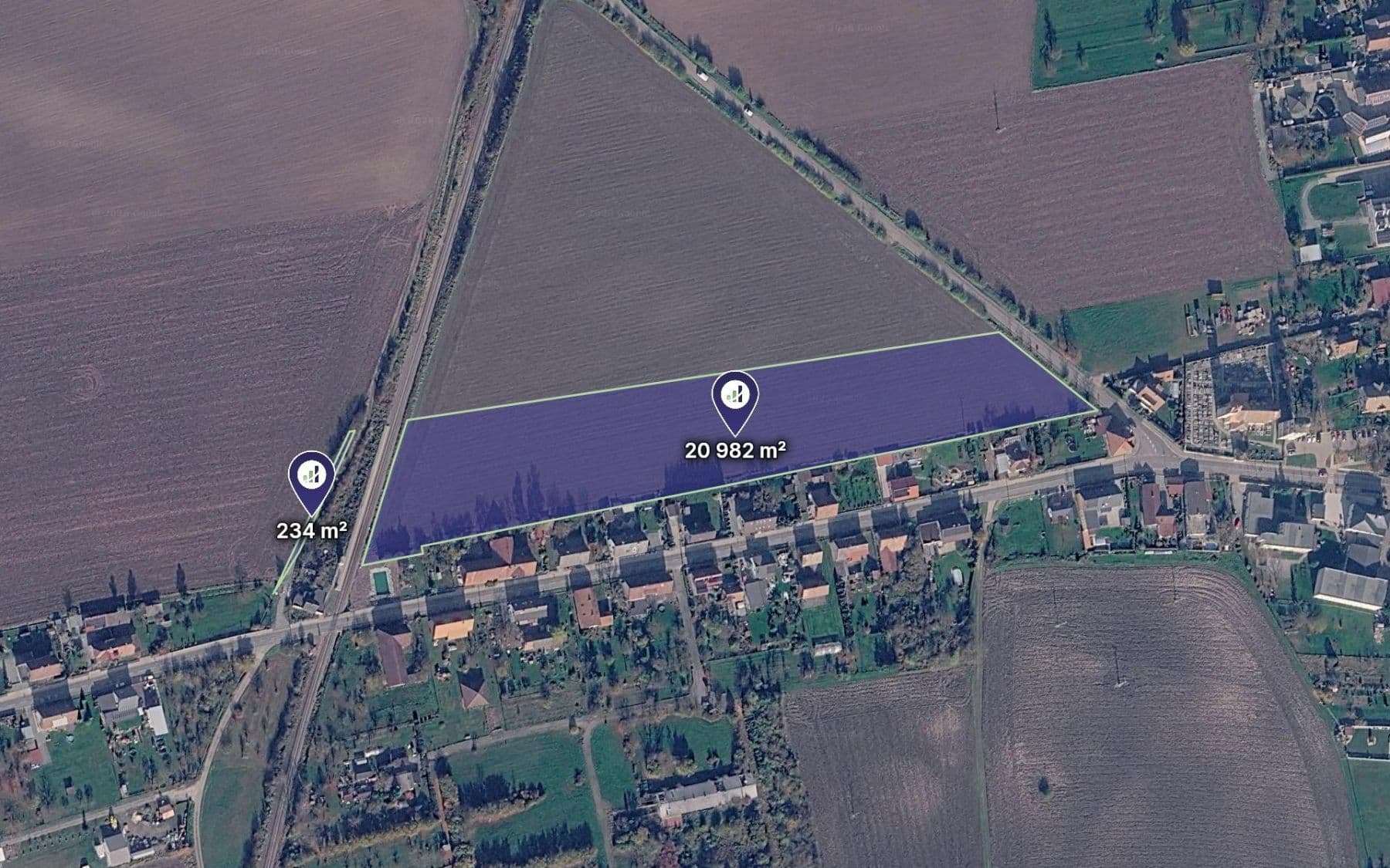 plot for sale, 67,997 m², Bohuslavice, Královéhradecký Region plot for sale, 67,997 m², Bohuslavice, Královéhradecký Region
