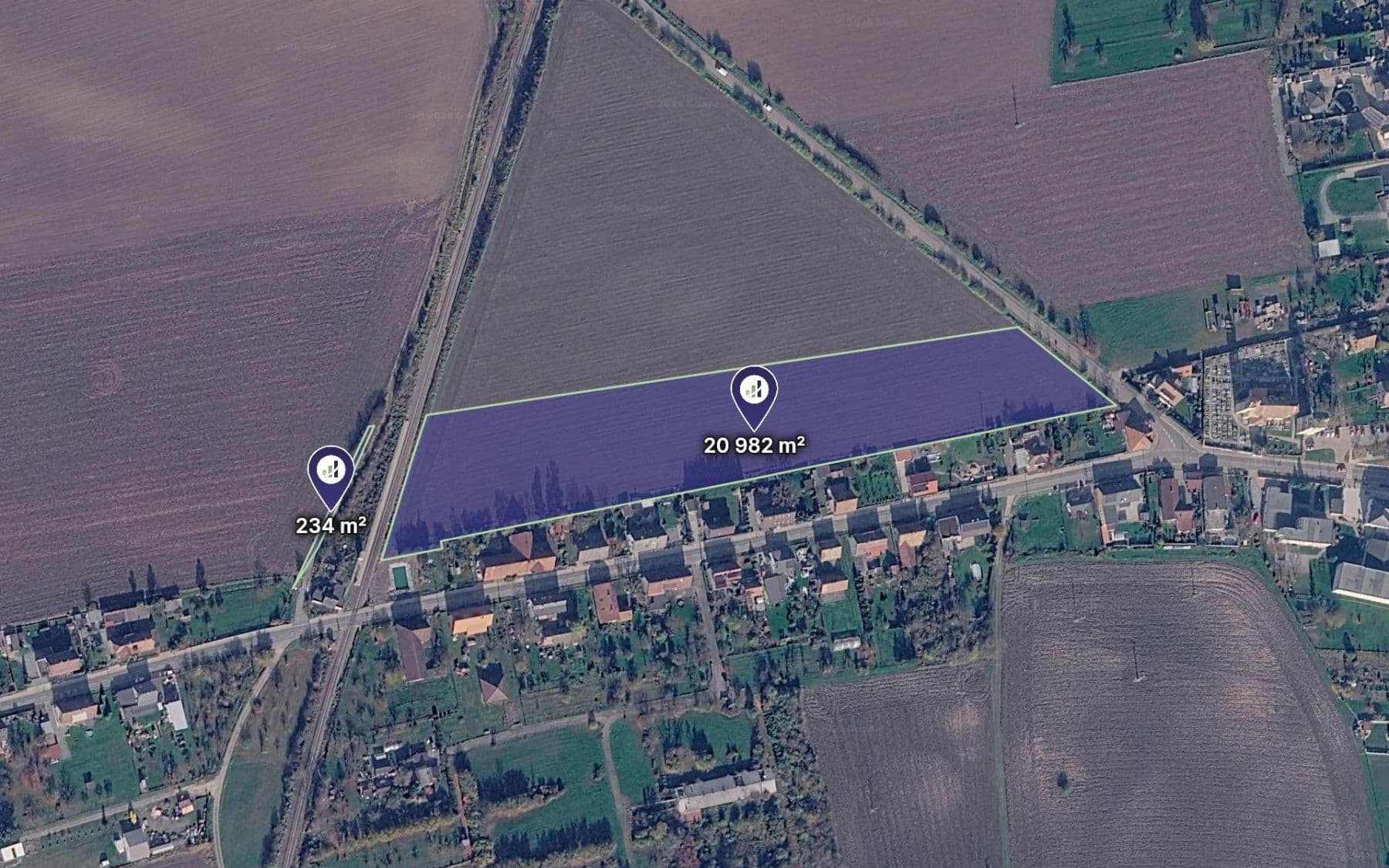 plot for sale, 21,216 m², Bohuslavice, Královéhradecký Region plot for sale, 21,216 m², Bohuslavice, Královéhradecký Region