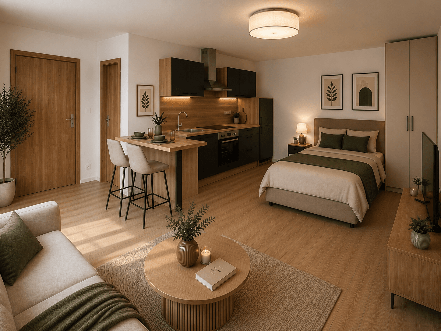 Studio flat to rent, 28 m², Ořech, Středočeský Region Studio flat to rent, 28 m², Ořech, Středočeský Region