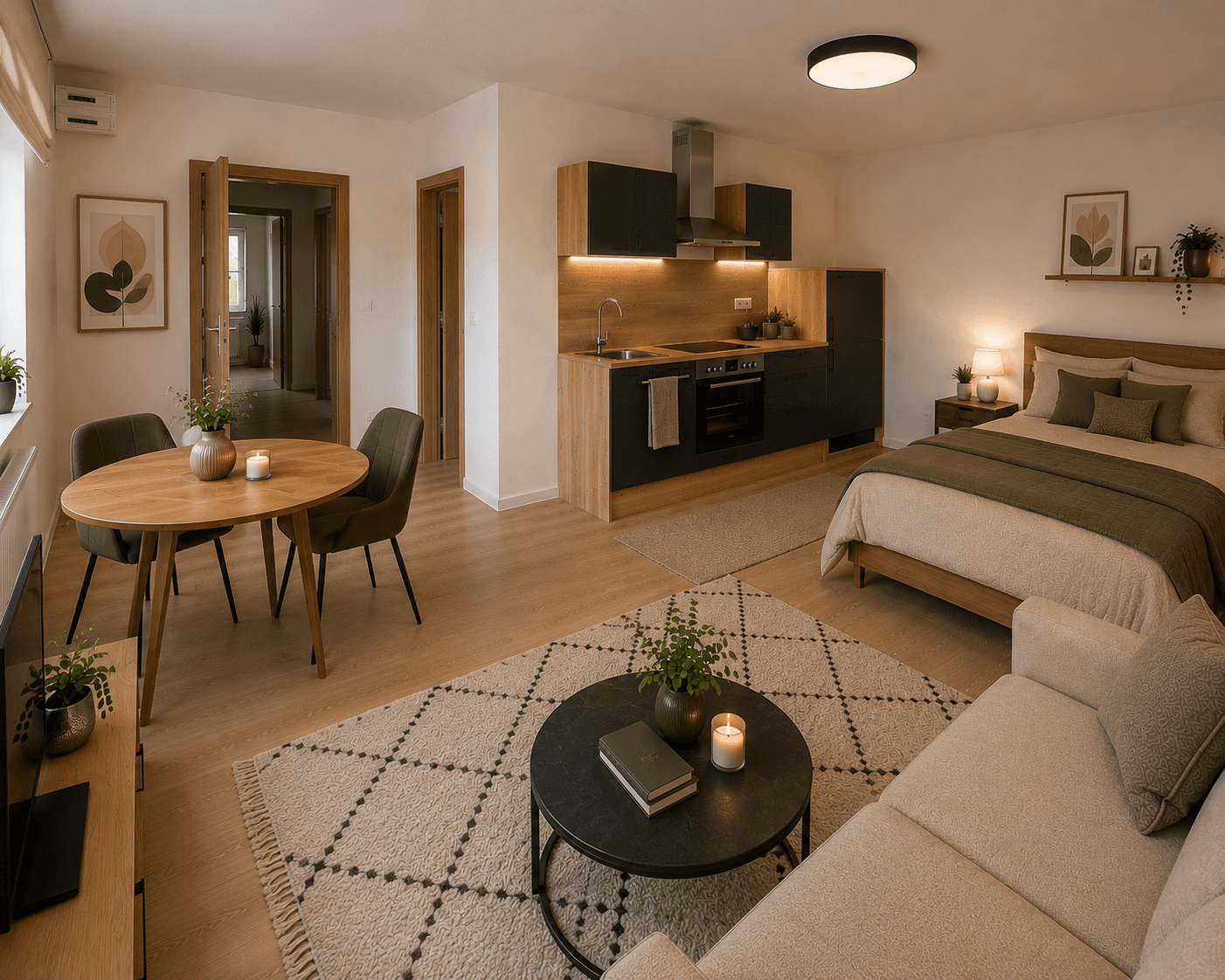 Studio flat to rent, 28 m², Ořech, Středočeský Region Studio flat to rent, 28 m², Ořech, Středočeský Region