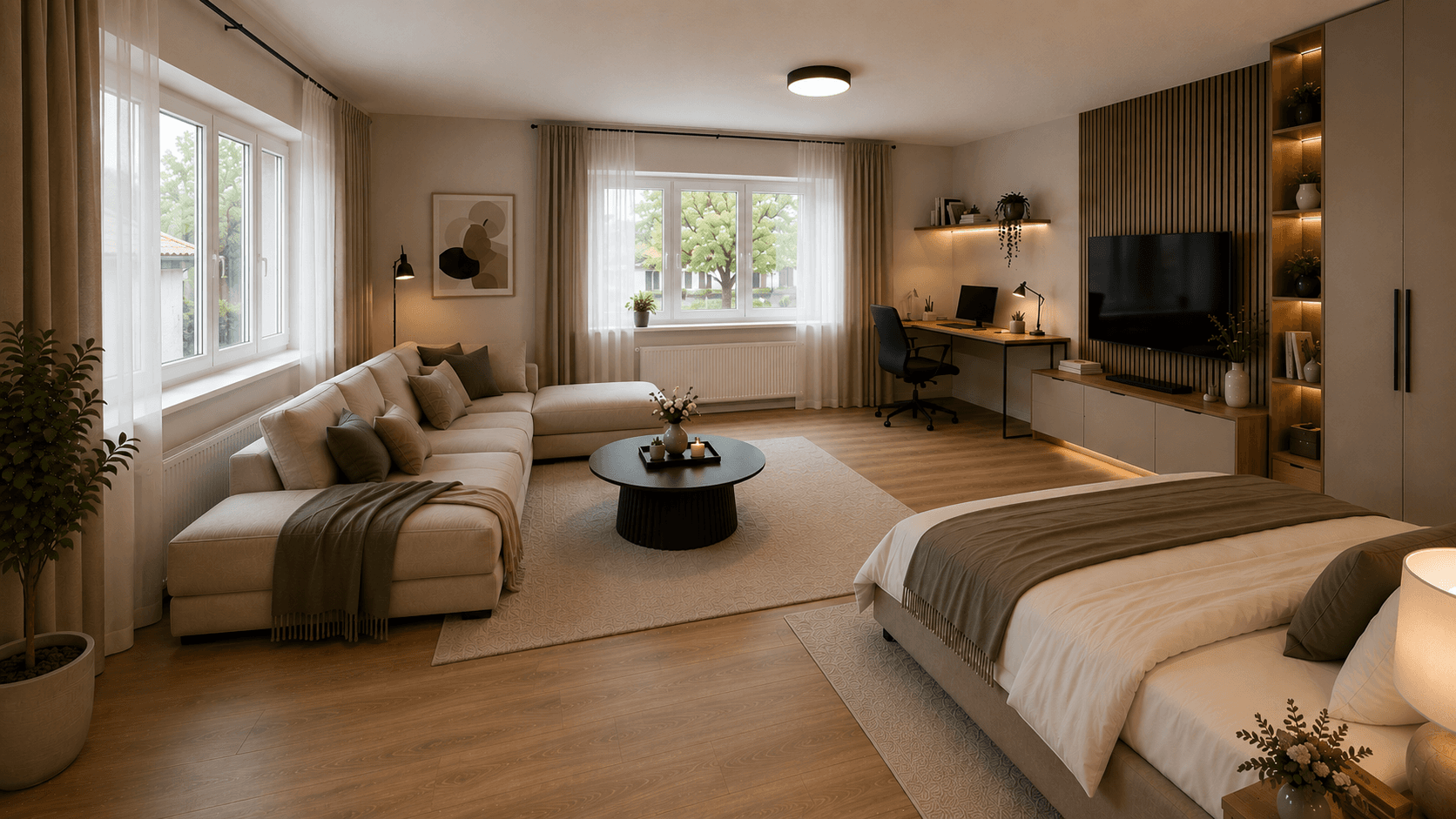 1 bedroom with open-plan kitchen flat to rent, 50 m², Ořech, Středočeský Region 1 bedroom with open-plan kitchen flat to rent, 50 m², Ořech, Středočeský Region