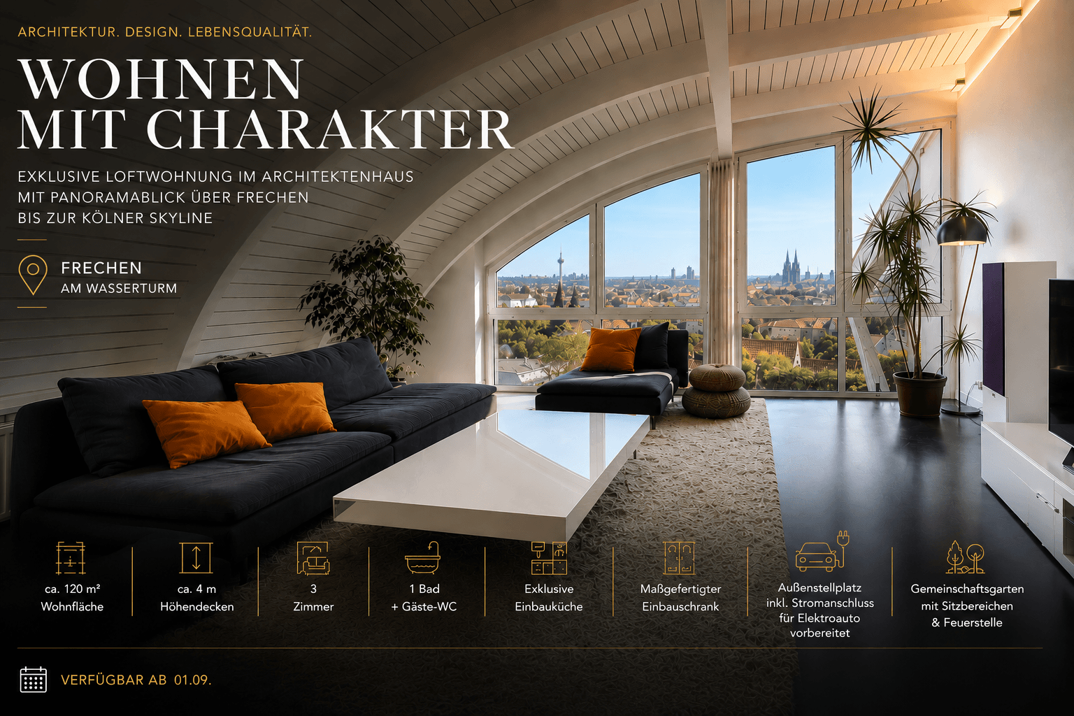 3 bedroom flat to rent, 120 m², Am Wasserturm 1a, Frechen, North Rhine-Westphalia 3 bedroom flat to rent, 120 m², Am Wasserturm 1a, Frechen, North Rhine-Westphalia