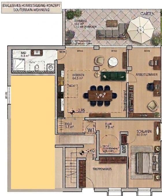 3 bedroom flat to rent, 114 m², Duisburg, North Rhine-Westphalia 3 bedroom flat to rent, 114 m², Duisburg, North Rhine-Westphalia