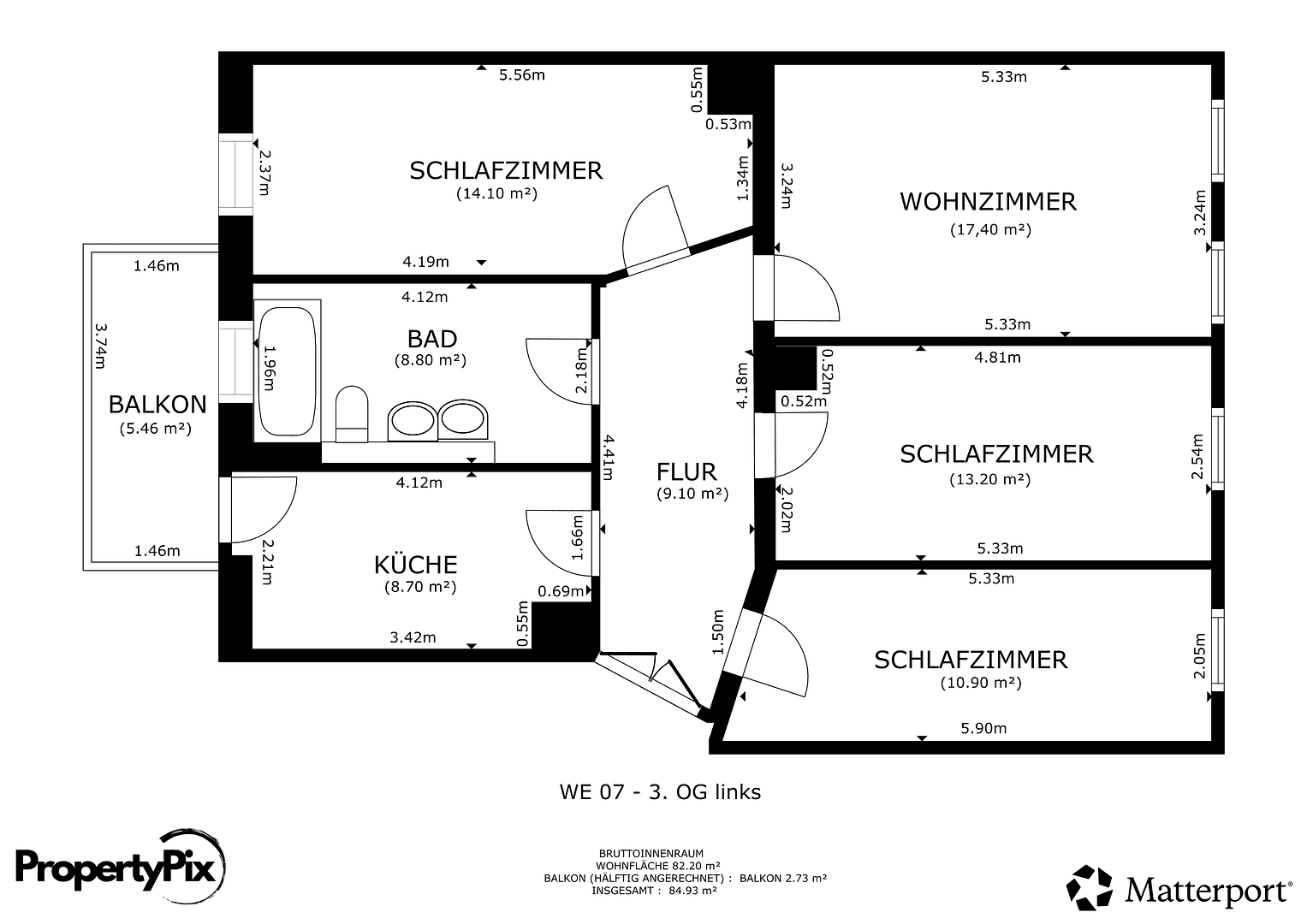4 bedroom flat to rent, 84 m², Wurzner Straße 188, Leipzig, Saxony 4 bedroom flat to rent, 84 m², Wurzner Straße 188, Leipzig, Saxony