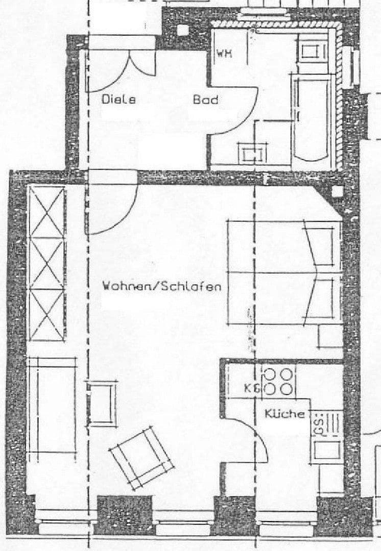 1 bedroom flat to rent, 41 m², Schenkendorfstraße 58, Leipzig, Saxony 1 bedroom flat to rent, 41 m², Schenkendorfstraße 58, Leipzig, Saxony