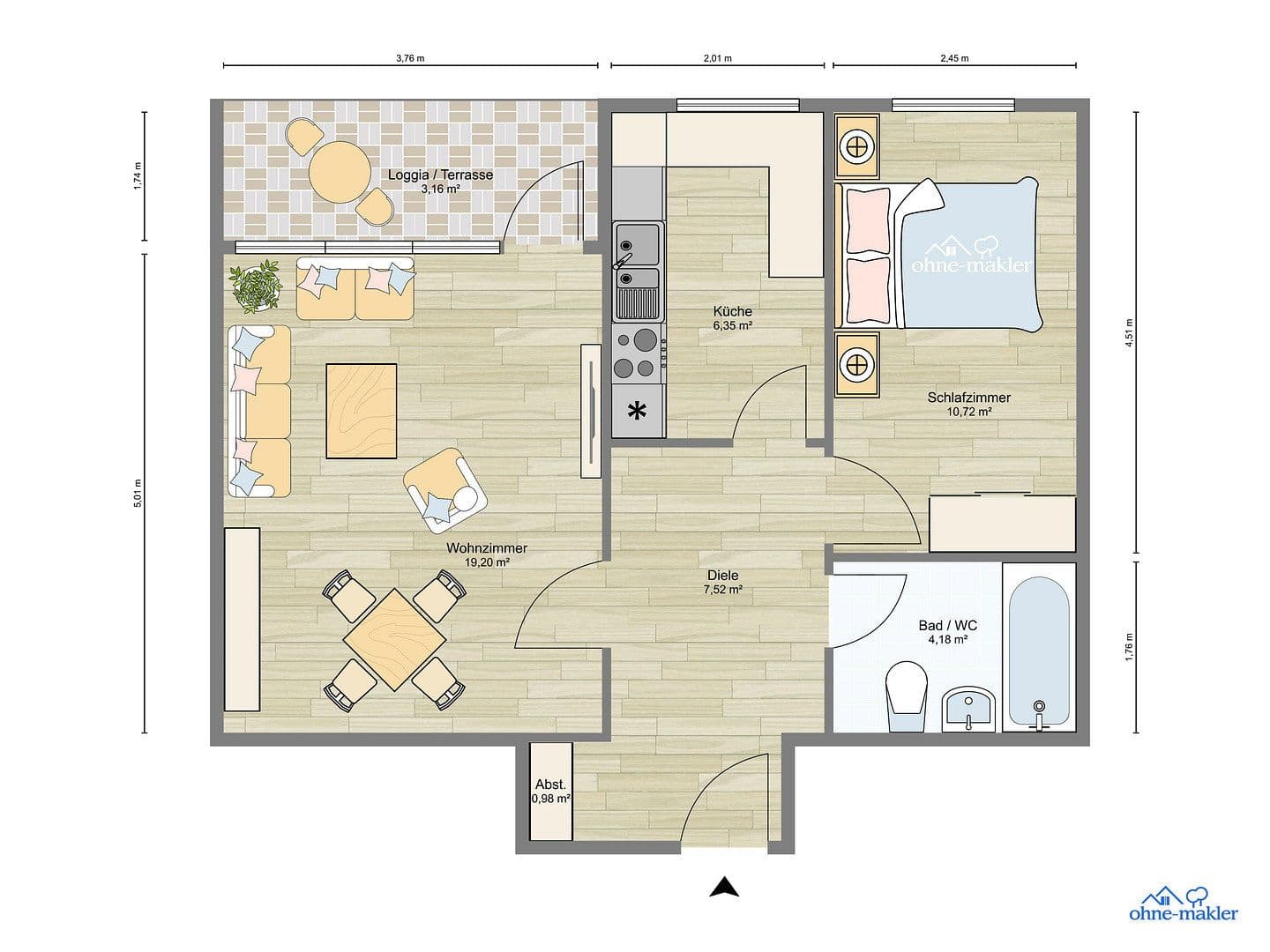 2 bedroom flat to rent, 52 m², Barmstedt, Schleswig-Holstein 2 bedroom flat to rent, 52 m², Barmstedt, Schleswig-Holstein