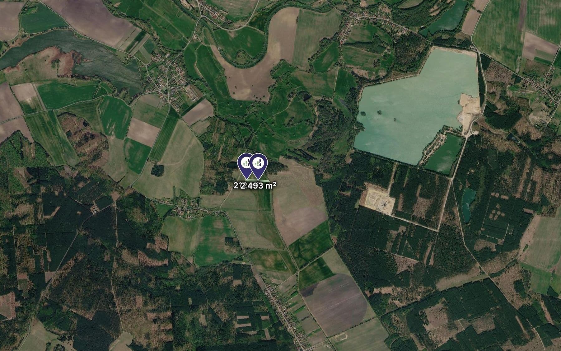 plot for sale, 2,705 m², Kladruby nad Labem, Pardubický Region plot for sale, 2,705 m², Kladruby nad Labem, Pardubický Region