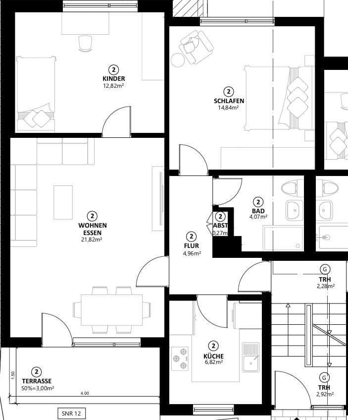 3 bedroom flat to rent, 69 m², Richterstraße 13, Stuttgart, Baden-Württemberg 3 bedroom flat to rent, 69 m², Richterstraße 13, Stuttgart, Baden-Württemberg