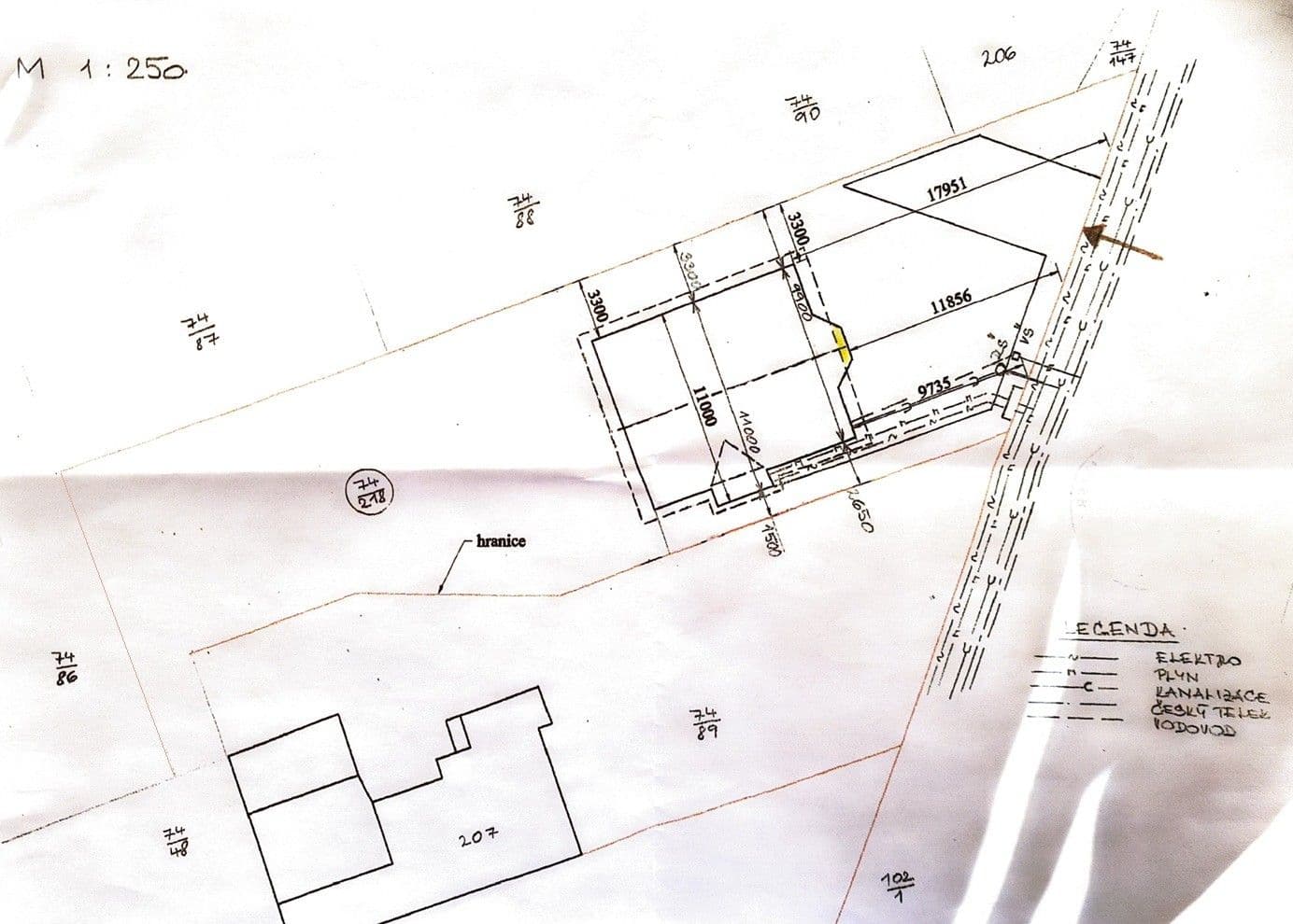 plot for sale, 832 m², Západní, Hovorčovice, Středočeský Region plot for sale, 832 m², Západní, Hovorčovice, Středočeský Region