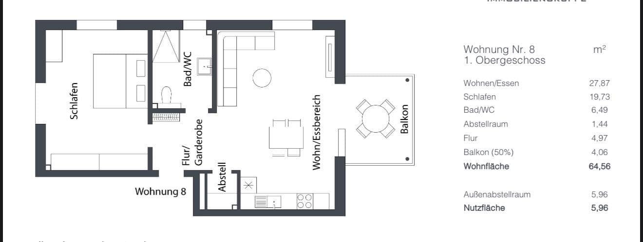 2 bedroom flat to rent, 65 m², Westerndorfer Straße 85, Rosenheim, Bavaria 2 bedroom flat to rent, 65 m², Westerndorfer Straße 85, Rosenheim, Bavaria