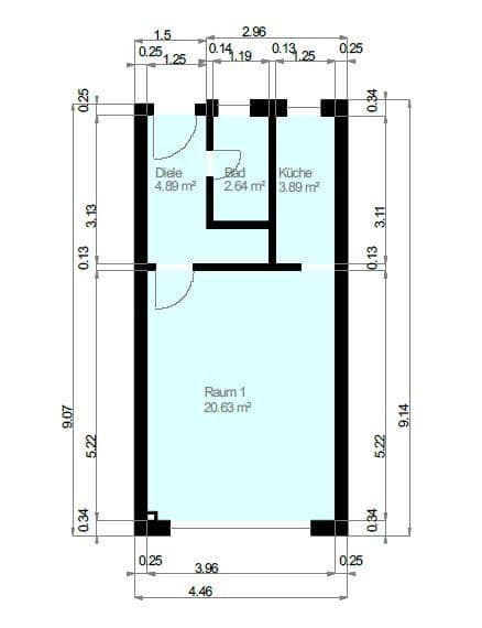 1 bedroom flat to rent, 32 m², Kaiserstraße 37, Schwelm, North Rhine-Westphalia 1 bedroom flat to rent, 32 m², Kaiserstraße 37, Schwelm, North Rhine-Westphalia