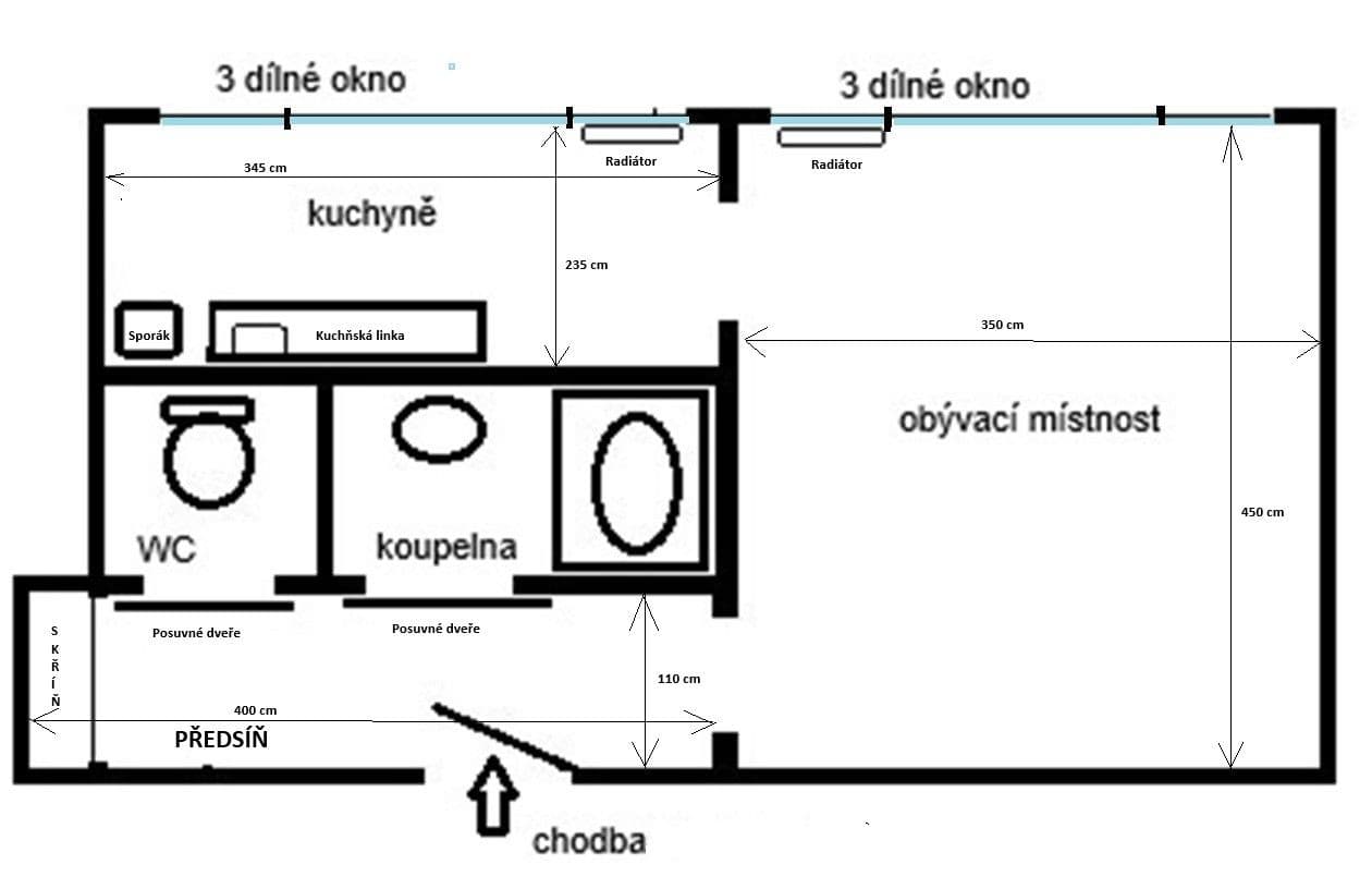 1 bedroom flat for sale, 33 m², Čihákova, Poděbrady, Středočeský Region 1 bedroom flat for sale, 33 m², Čihákova, Poděbrady, Středočeský Region