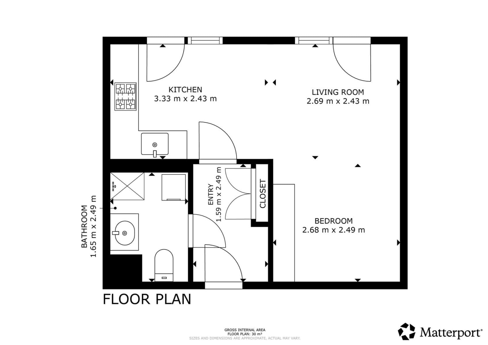 Studio flat to rent, 31 m², Haenkeho, Prague, Prague Studio flat to rent, 31 m², Haenkeho, Prague, Prague