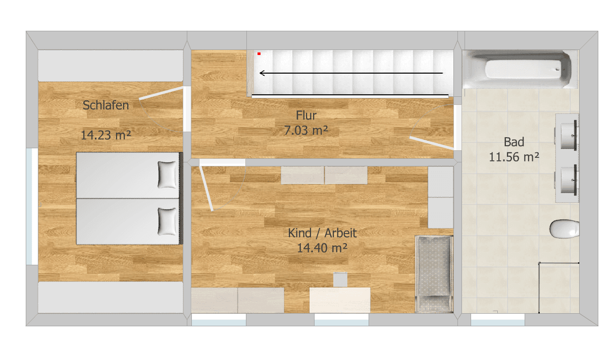 3 bedroom flat to rent, 95 m², Chemnitz, Saxony 3 bedroom flat to rent, 95 m², Chemnitz, Saxony