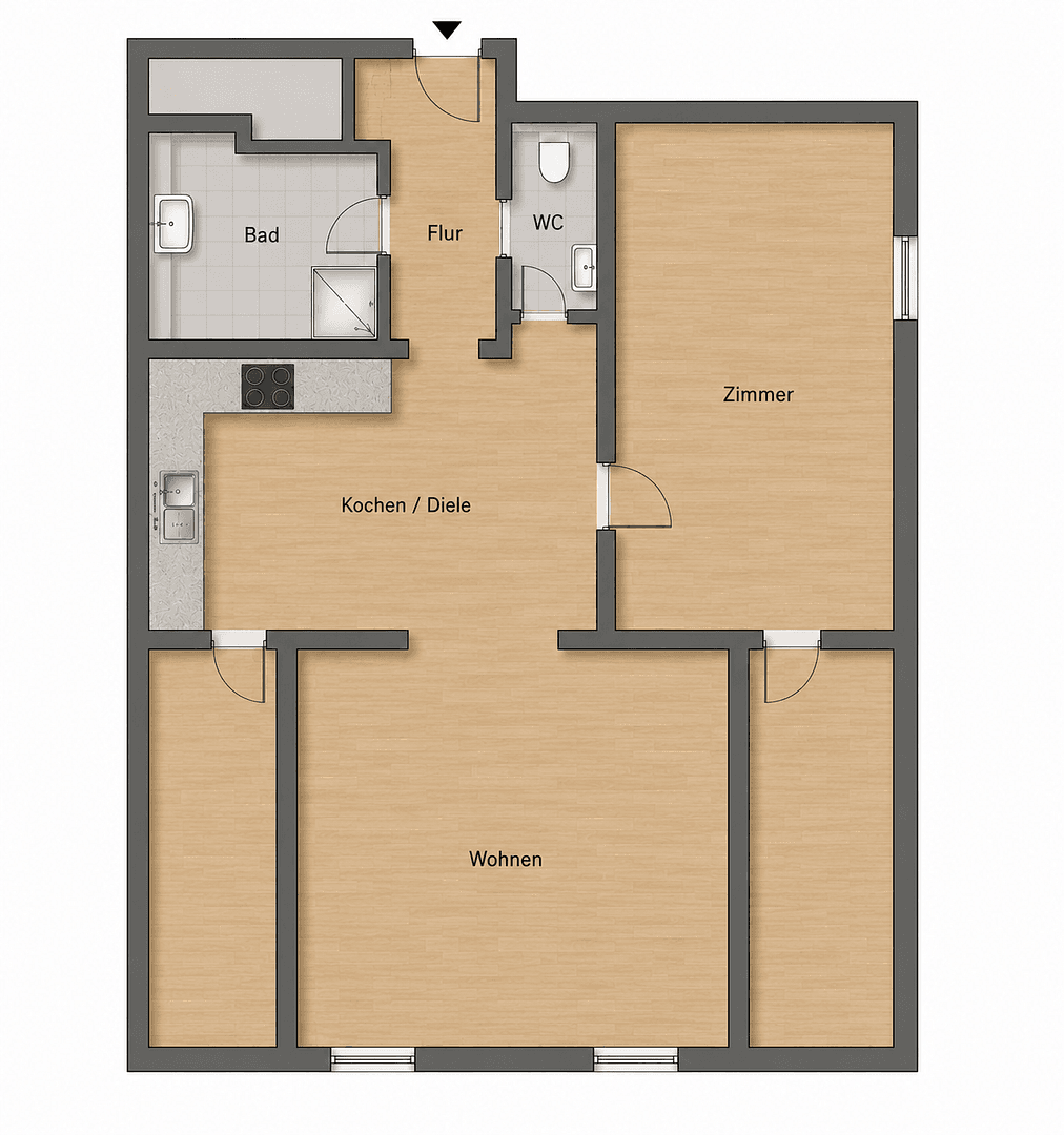 1 bedroom with open-plan kitchen flat to rent, 75 m², Schorndorf, Baden-Württemberg 1 bedroom with open-plan kitchen flat to rent, 75 m², Schorndorf, Baden-Württemberg