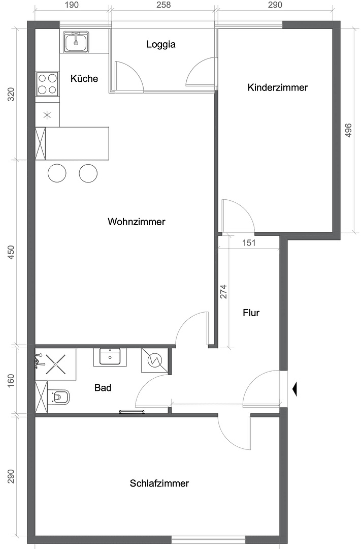 3 bedroom flat to rent, 81 m², Kleiststr. 38A, Berlin, Berlin 3 bedroom flat to rent, 81 m², Kleiststr. 38A, Berlin, Berlin