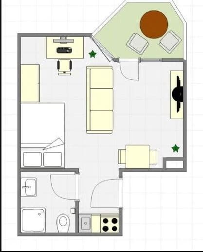 1 bedroom flat to rent, 28 m², Filderstadt, Baden-Württemberg 1 bedroom flat to rent, 28 m², Filderstadt, Baden-Württemberg